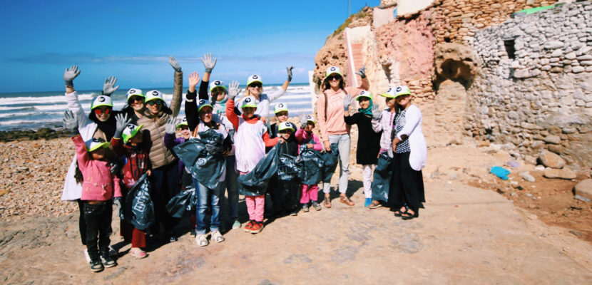 Solidarity surf with Justine Mauvin