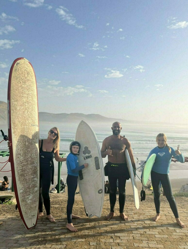 Surf en famille au Maroc